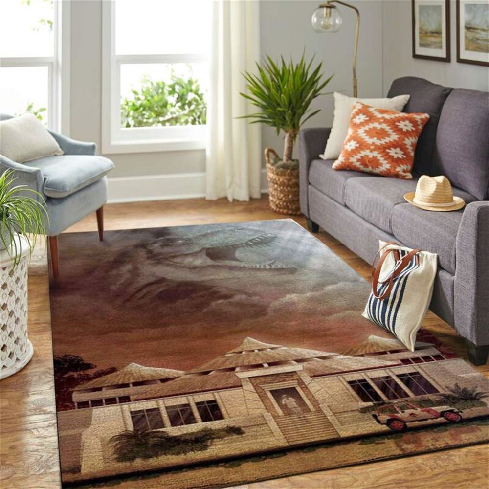 Jurassic World Movie-ancient Dinosaur Living Room Area Rug