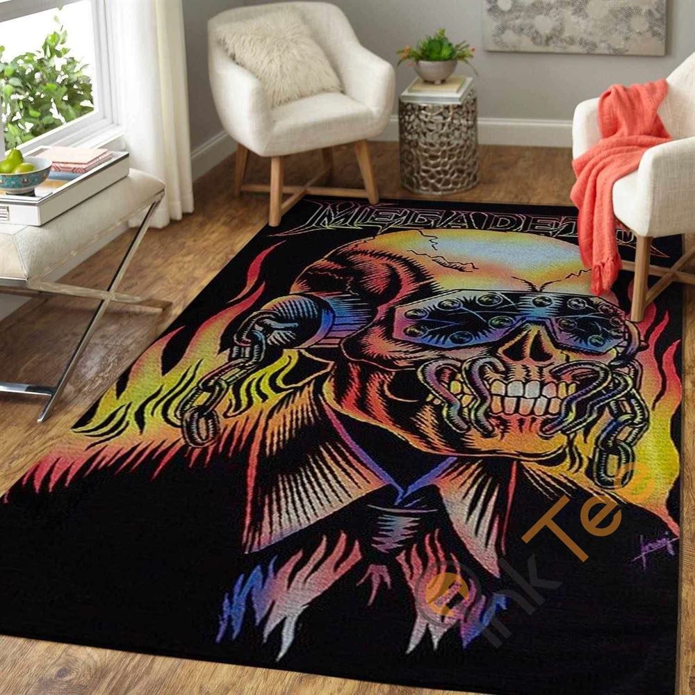 Megadeth Band Area Rug