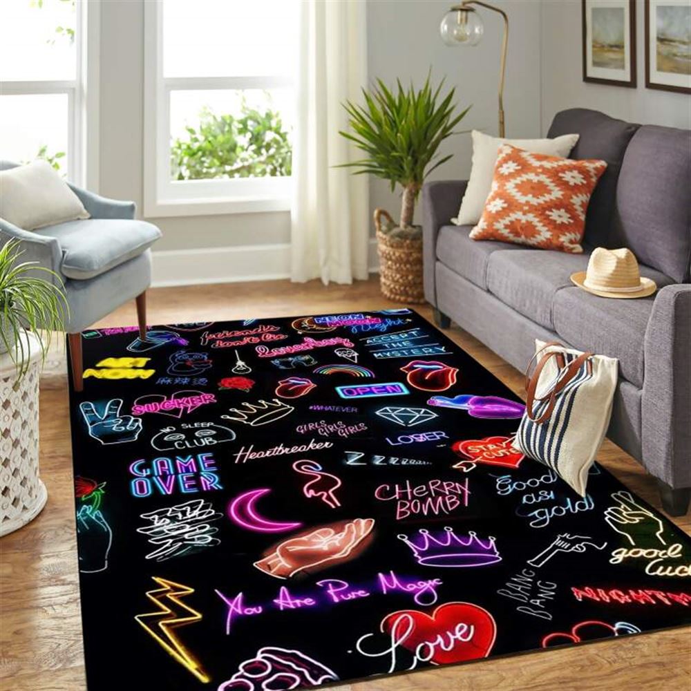 Neon Carpet Rug