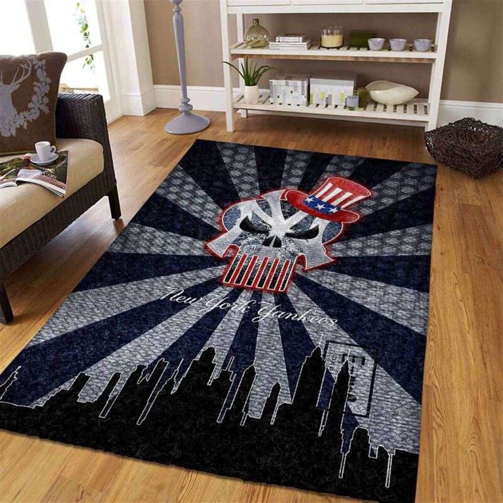 New York Yankees Living Room Area Rug