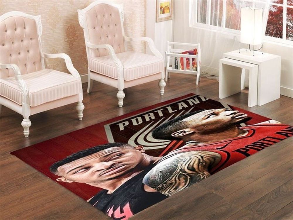 Portland Trail Blazers Living Room Area Rug