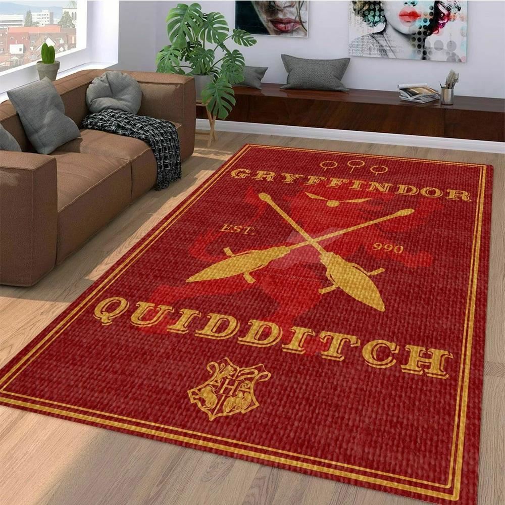 Quidditch Gryffindor Area Rug