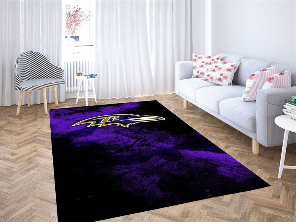 Ravens Wallpaper Carpet Rug