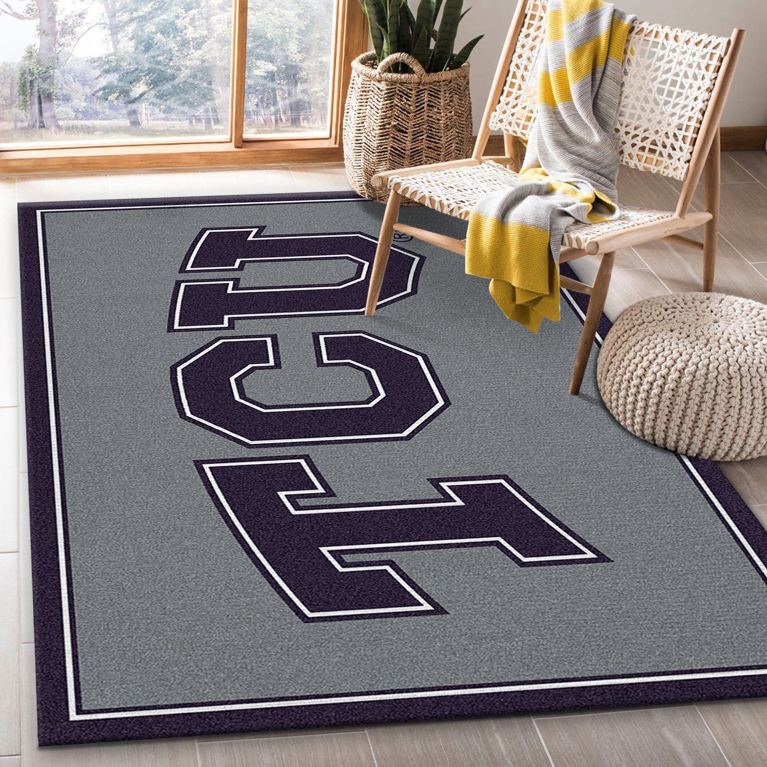 Texas Christian University Rug Custom Size And Printing