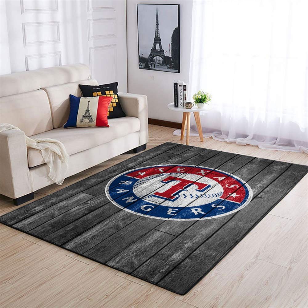 Texas Rangers Living Room Area Rug