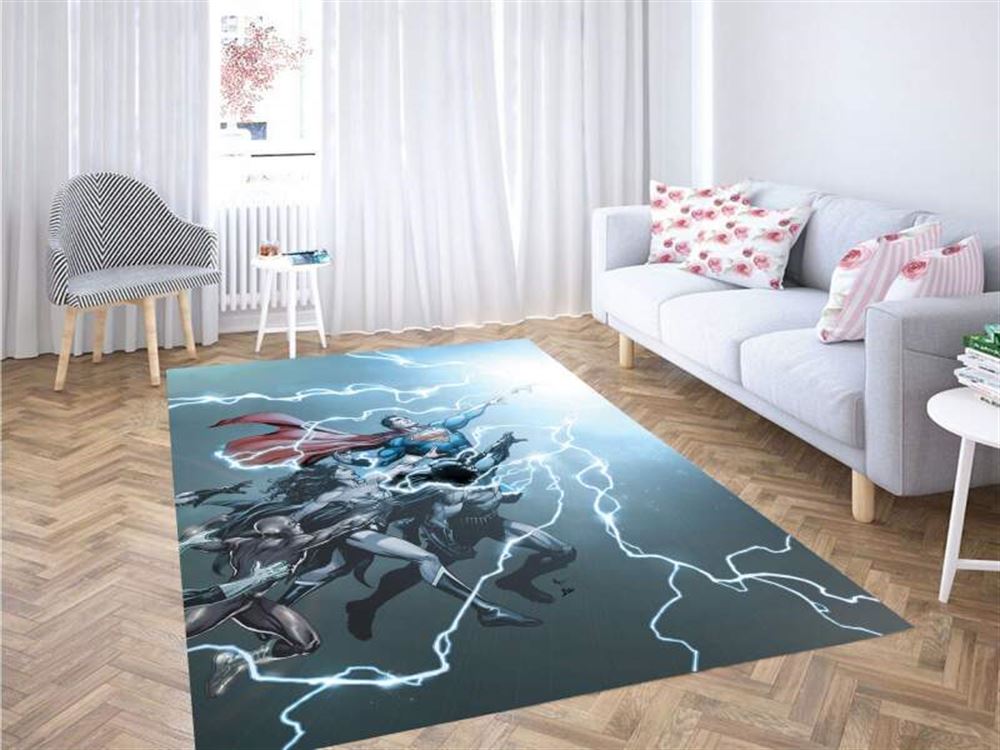 Thunder Justice League Carpet Rug
