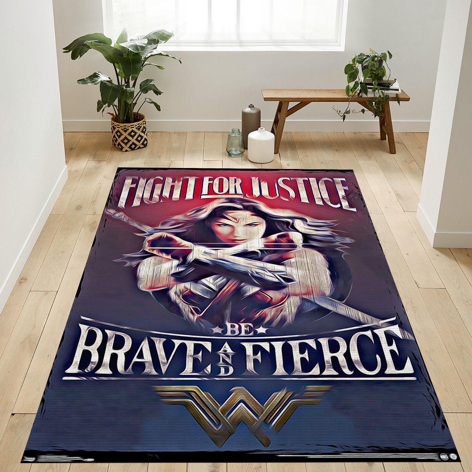 Wonder Woman Rug Custom Size And Printing
