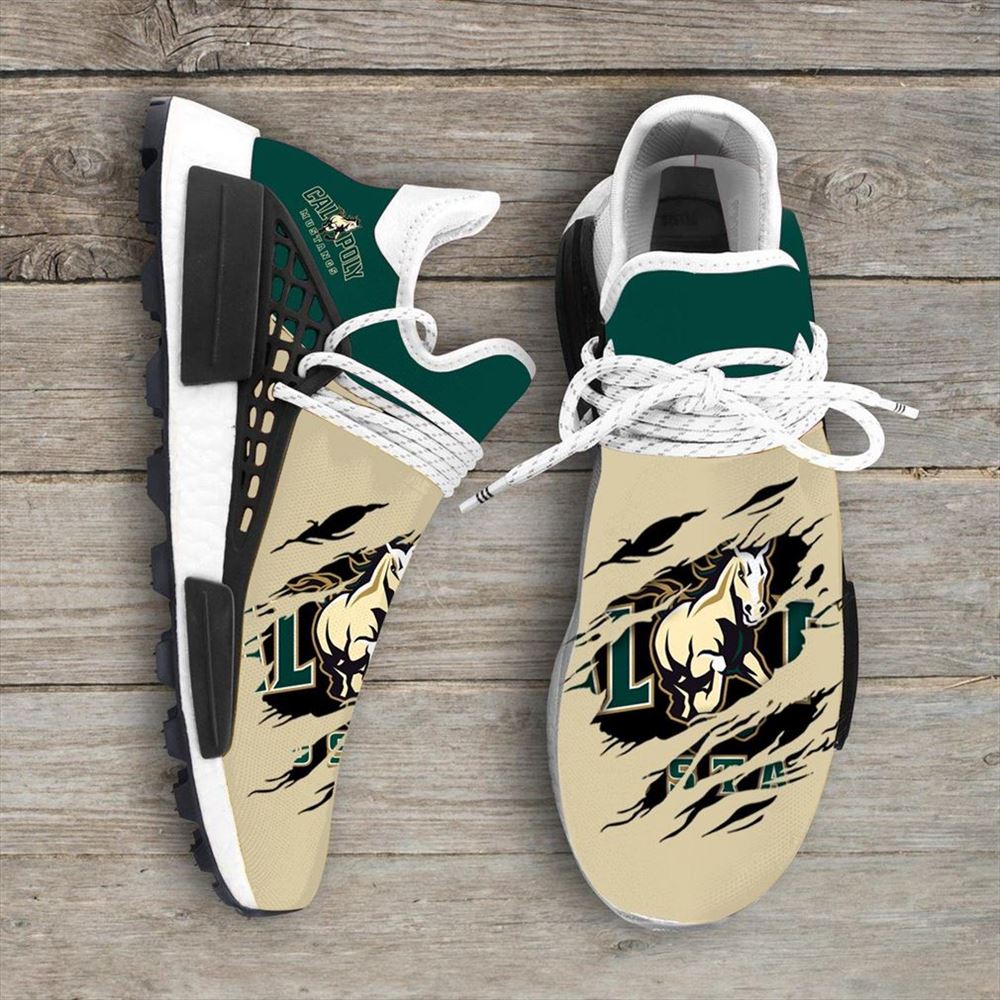 Cal Poly Mustangs Ncaa Sport Teams Nmd Human Race Shoes