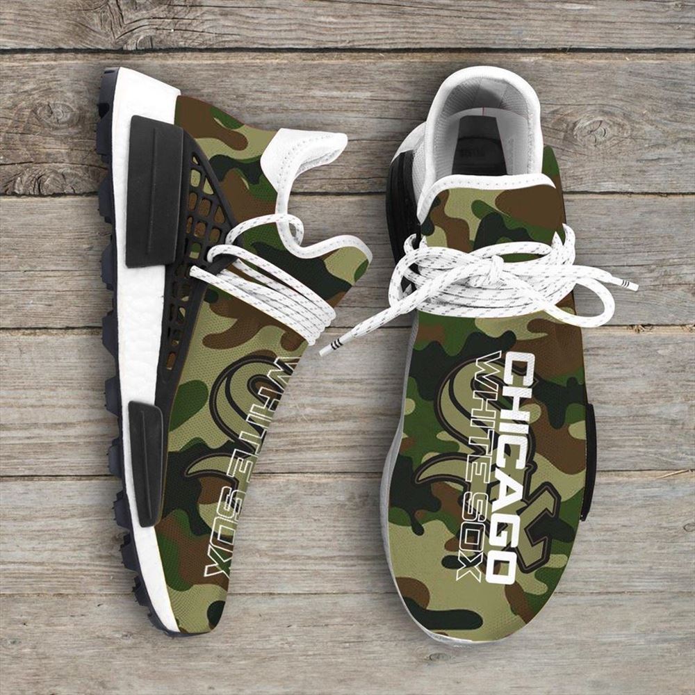 Camo Camouflage Chicago White Sox Mlb Nmd Human Race Sneakers Sport Teams