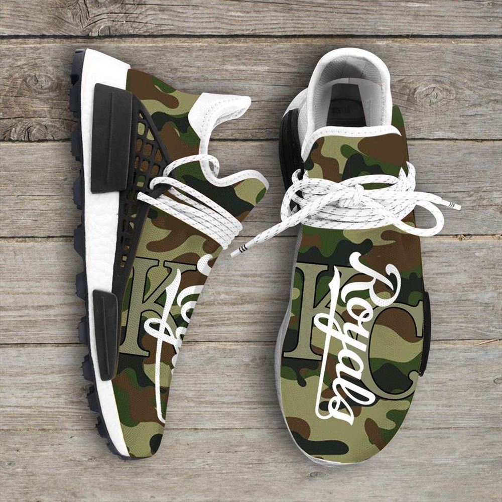 Camo Camouflage Kansas City Royals Mlb Nmd Human Race Sneakers Sport Teams