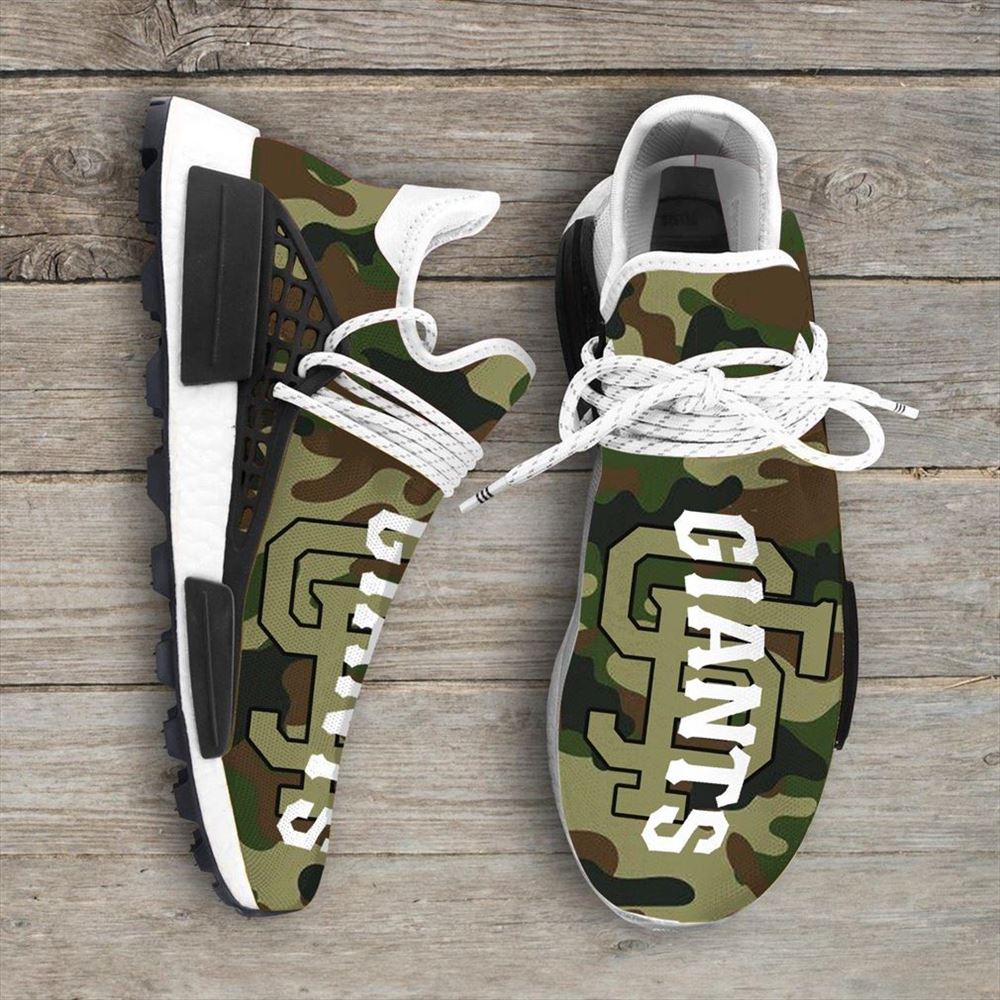 Camo Camouflage San Francisco Giants Mlb Sport Teams Nmd Human Race Sneakers Shoes