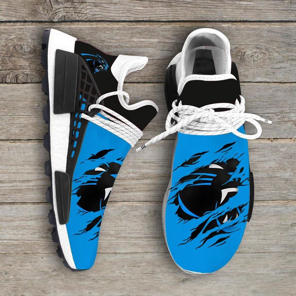 Carolina Panthers Nfl Sport Teams Nmd Human Race Sneakers Sport Shoes Running Shoes