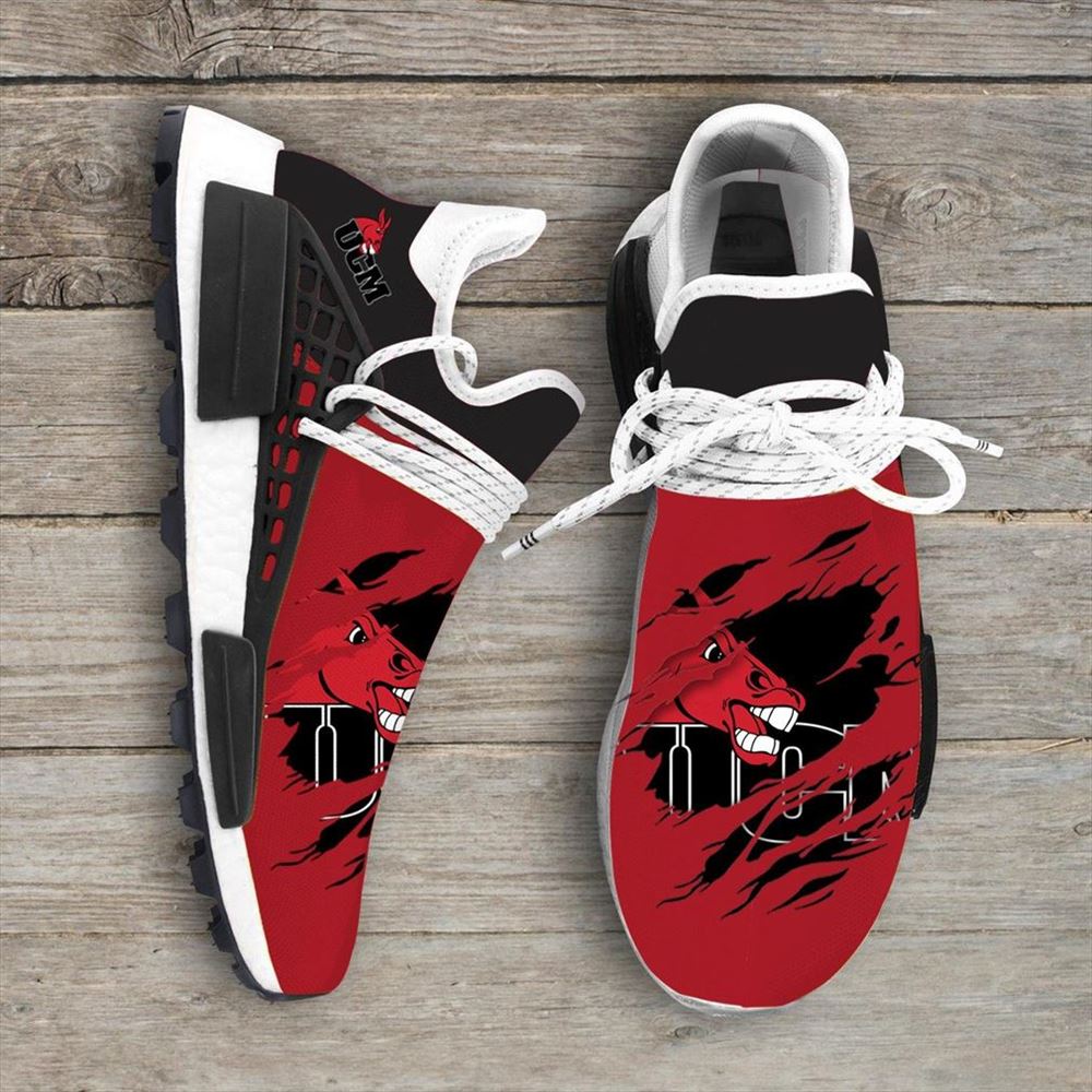 Central Missouri Mules Ncaa Sport Teams Nmd Human Race Shoes Sneakers