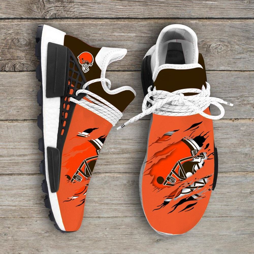 Cleveland Brown Nfl Sport Teams Nmd Human Race Sneakers Sport Shoes Running Shoes