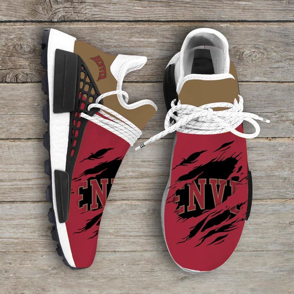 Denver Pioneers Ncaa Sport Teams Nmd Human Race Sneakers Sport Shoes Running Shoes