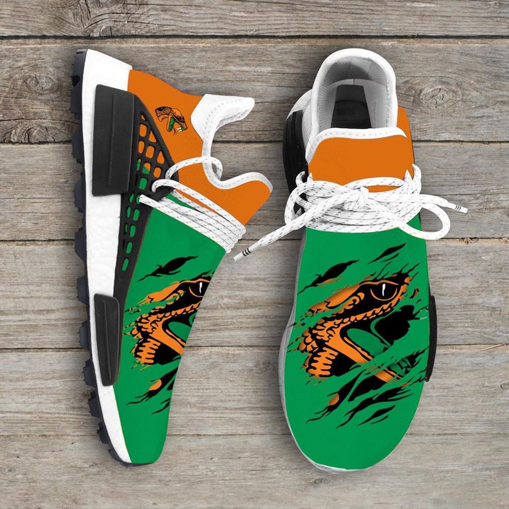 Florida Am Rattlers Ncaa Sport Teams Nmd Human Race Sneakers Shoes