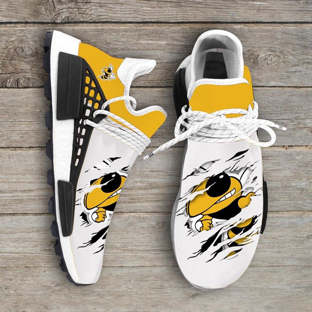 Ga Tech Yellow Jackets Ncaa Sport Teams Nmd Human Race Sneakers Shoes