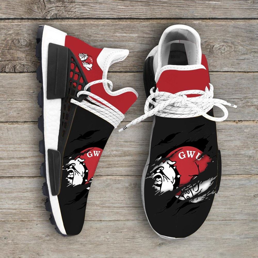 Gardner Webb Bulldogs Ncaa Sport Teams Nmd Human Race Sneakers Shoes