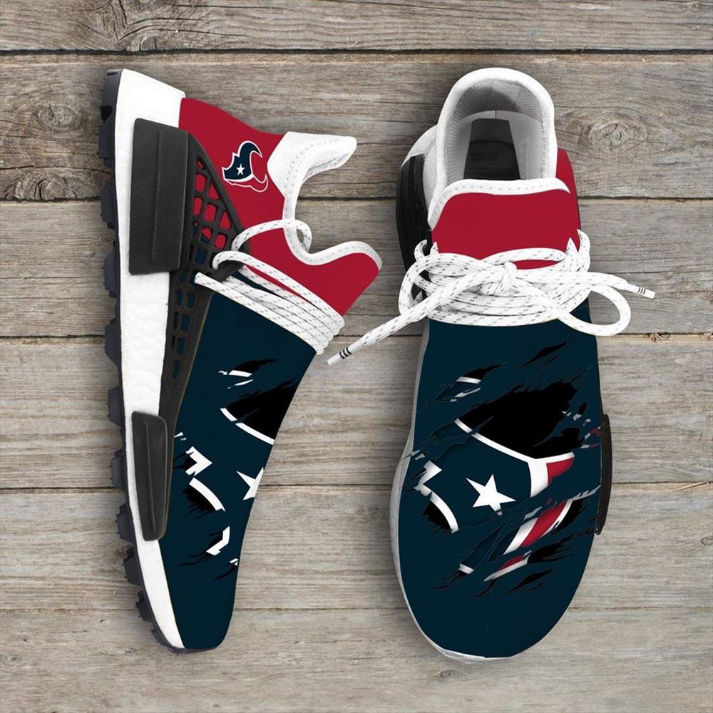 Houston Texans Nfl Nmd Human Race Shoes Sport Shoes