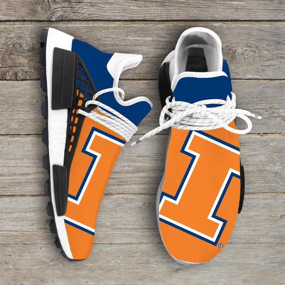 Illinois Fighting Illini Ncaa Nmd Human Race Sneakers Sport Shoes Running Shoes