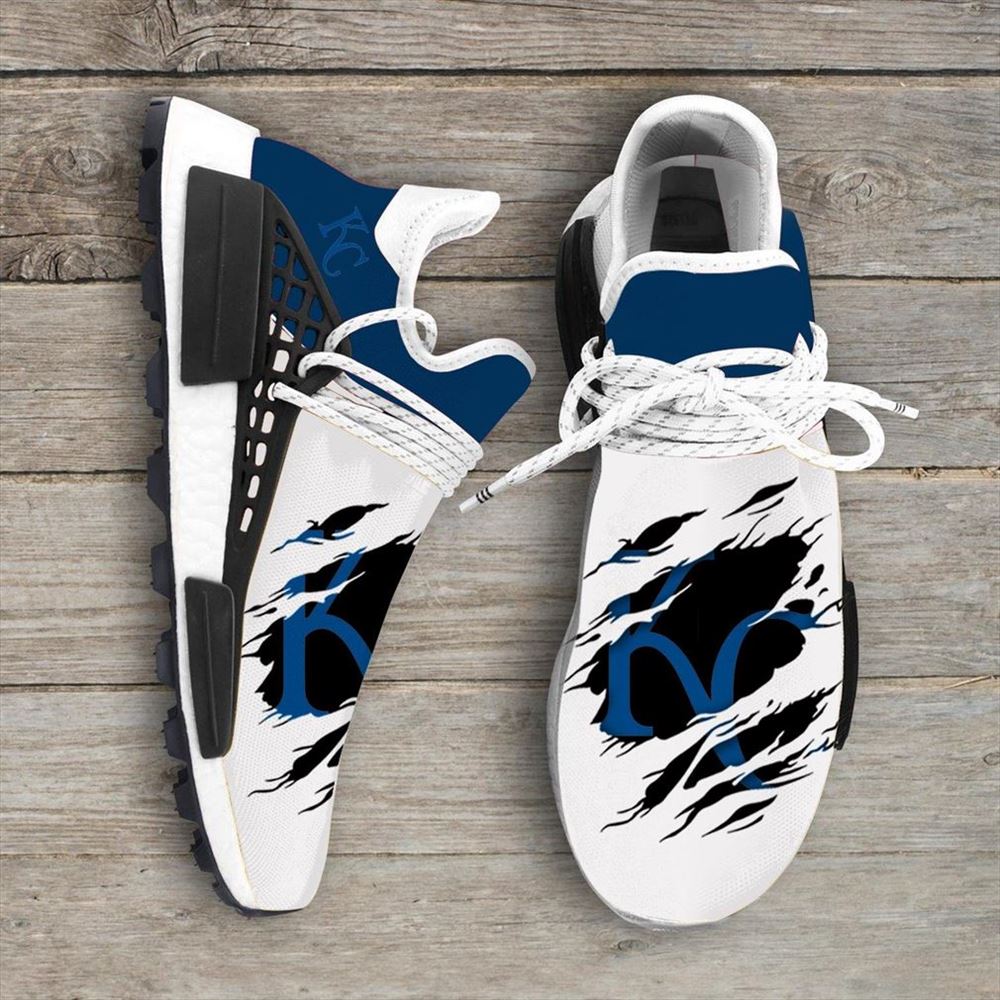 Kansas City Royals Mlb Sport Teams Nmd Human Race Sneakers Sport Shoes Running Shoes