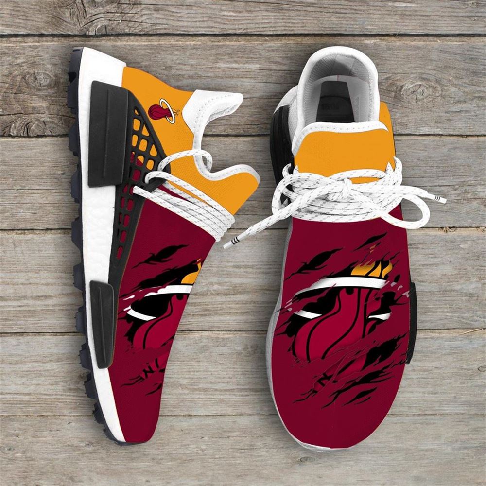 Miami Heat Nba Nmd Human Race Shoes Sport Shoes Vip