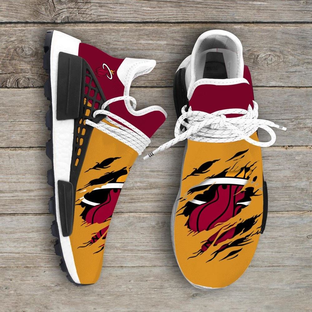 Miami Heat Nba Nmd Human Race Shoes Sport Shoes