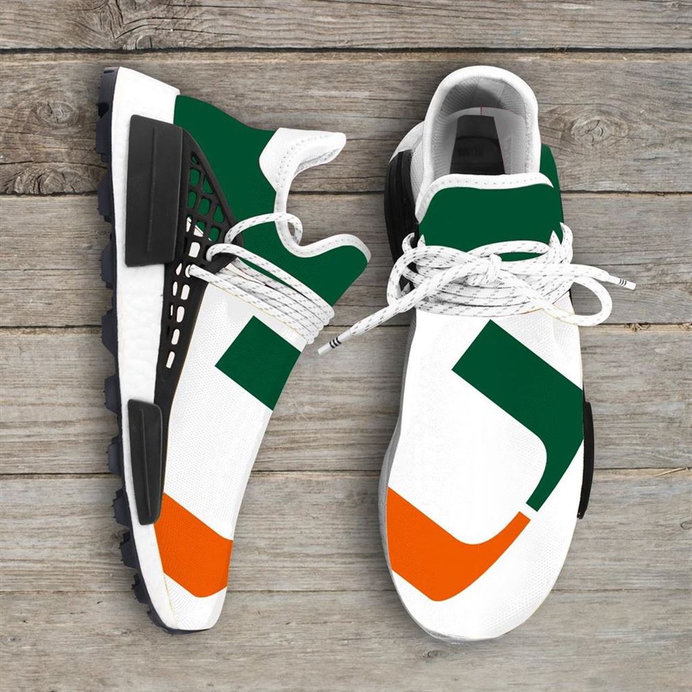 Miami Hurricanes Ncaa Nmd Human Race Sneakers Sport Shoes Running Shoes