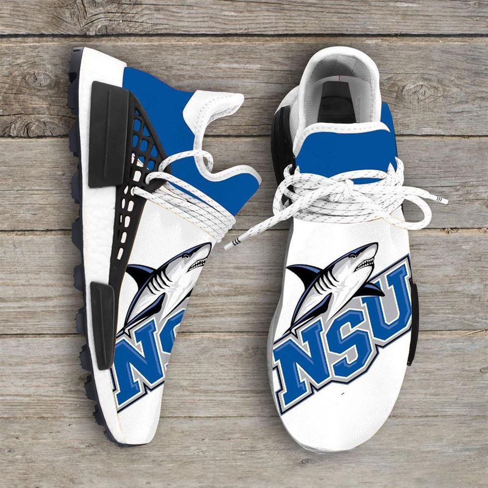 Nova Southeastern Sharks Ncaa Nmd Human Race Sneakers Sport Shoes Running Shoes