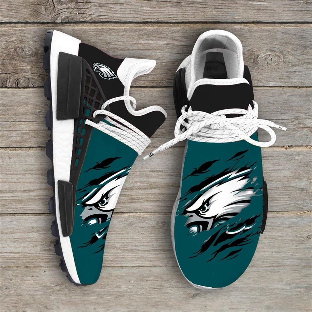 Philadelphia Eagles Nfl Sport Teams Nmd Human Race Sneakers Sport Shoes Running Shoes Vip