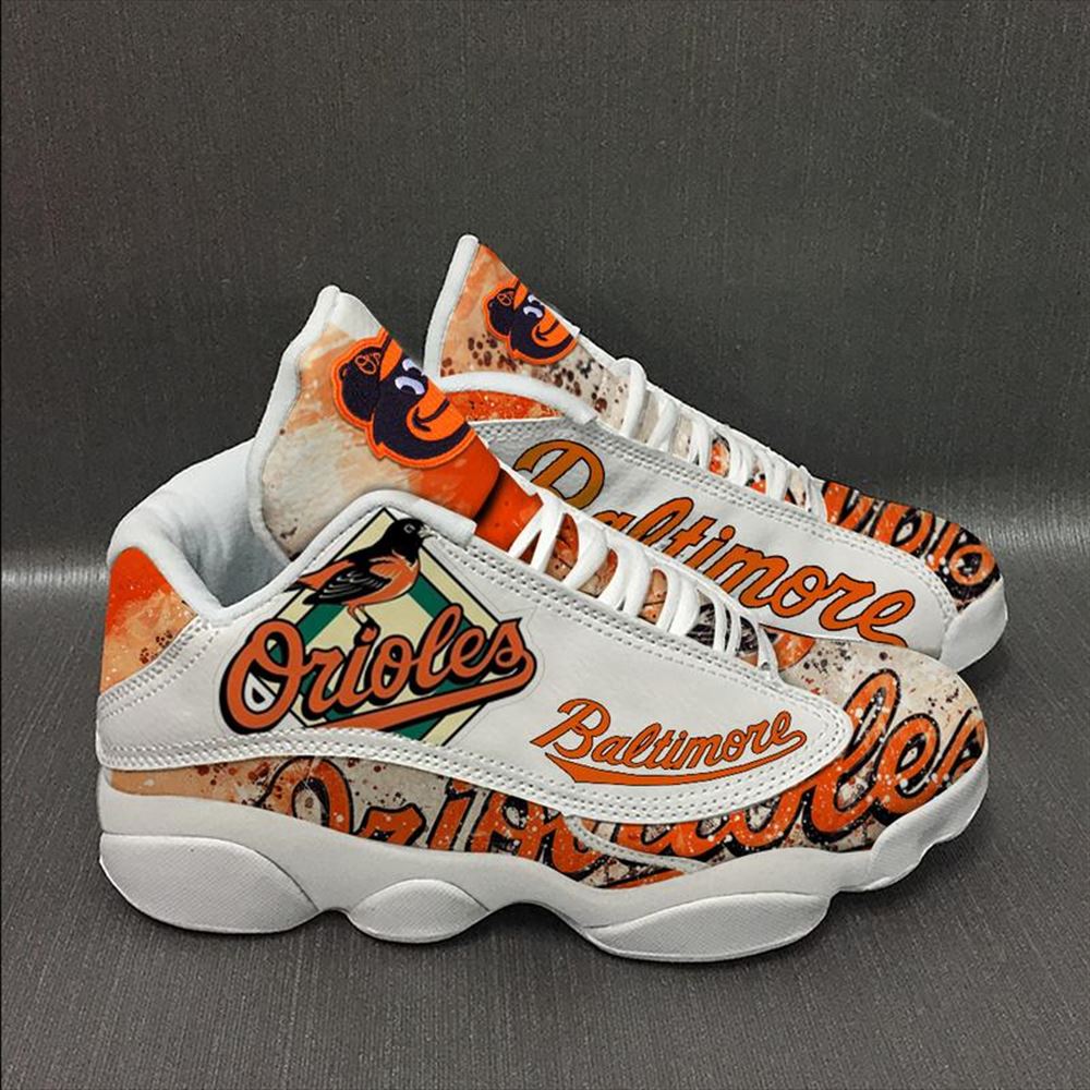 Baltimore Orioles Baseball Team Form Air Jordan 13 Sneakers