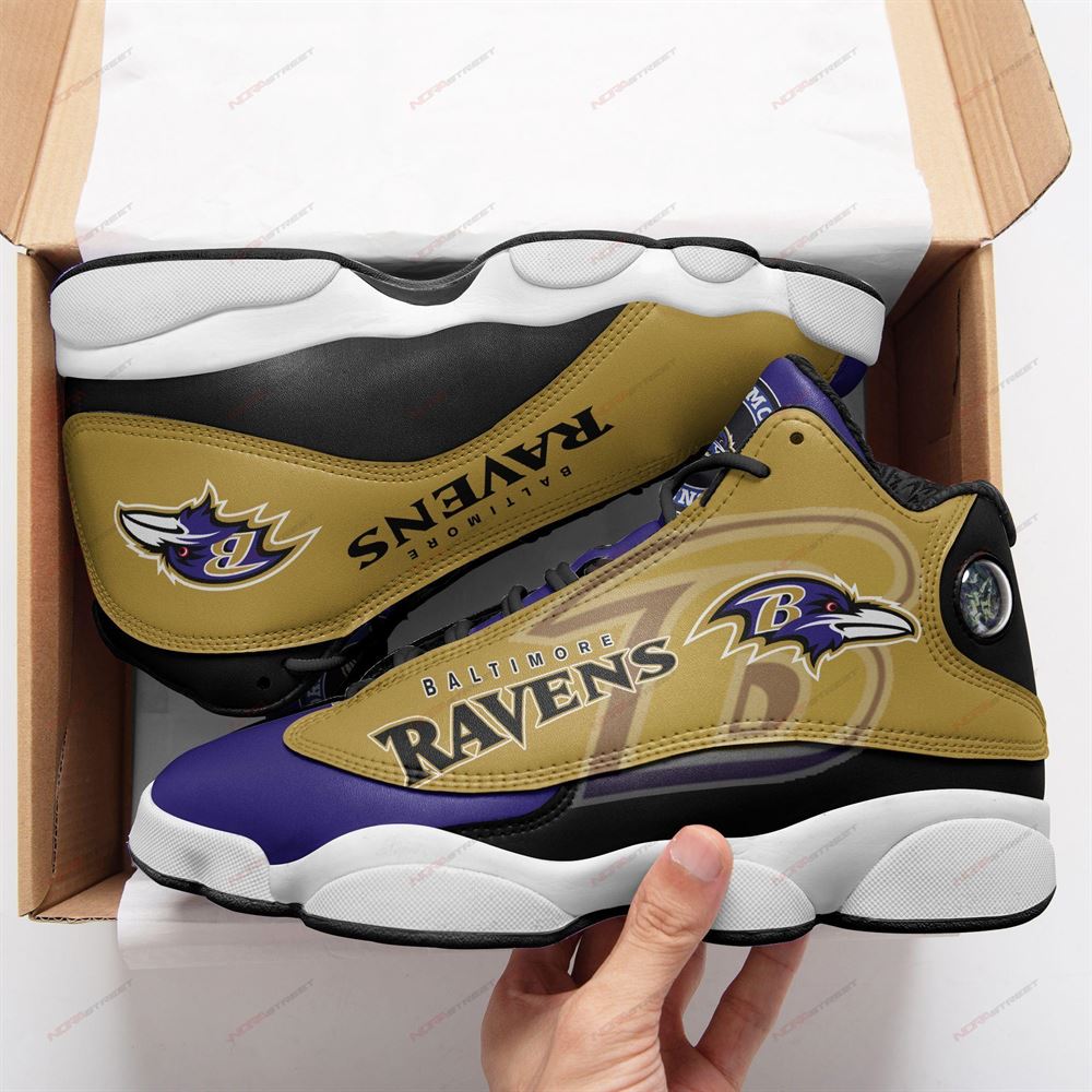 Baltimore Ravens Air Jordan 13 Sneakers Sport Shoes Plus Size-trungten-e2rn0