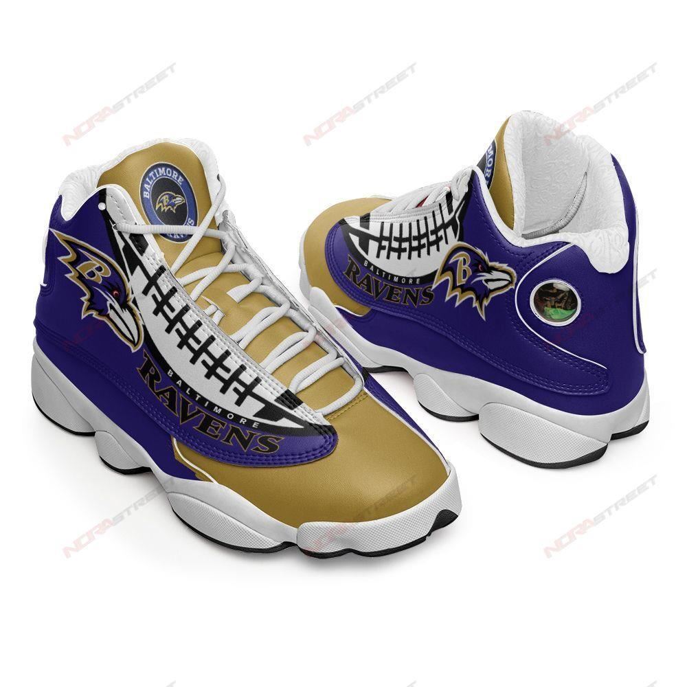 Baltimore Ravens Air Jordan 13 Sneakers Sport Shoes