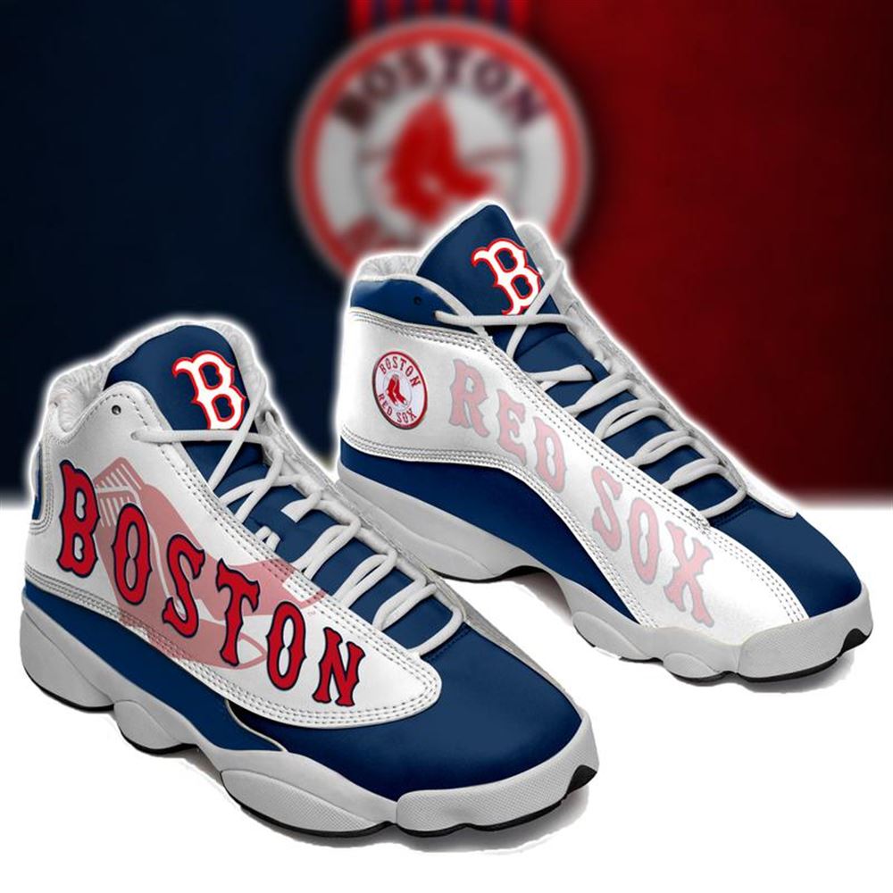 Boston Red Sox Baseball Form Air Jordan Mlb 13 Sneakers Sport Shoes Full Size