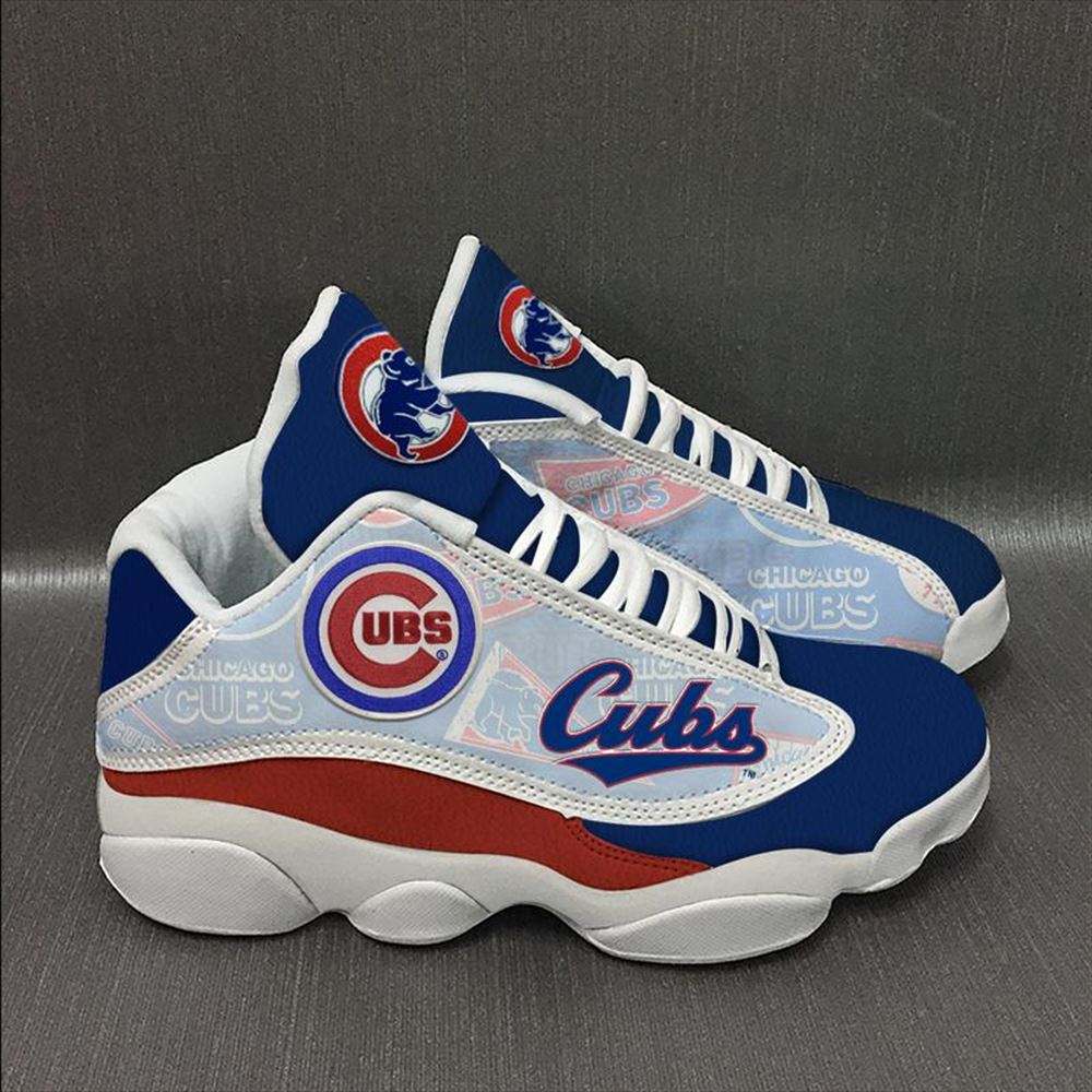 Chicago Cubs Baseball Team Form Air Jordan 13 Sneakers Plus Size