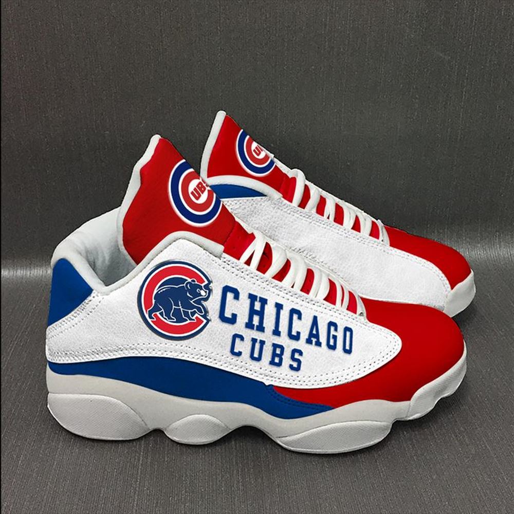 Chicago Cubs Form Air Jordan 13 Baseball Team Sneakers Sport Shoes Plus Size