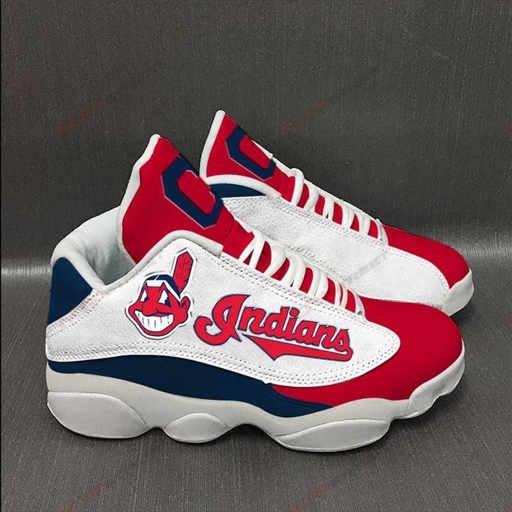 Cleveland Indians Air Jordan 13 Sneakers Sport Shoes Plus Size