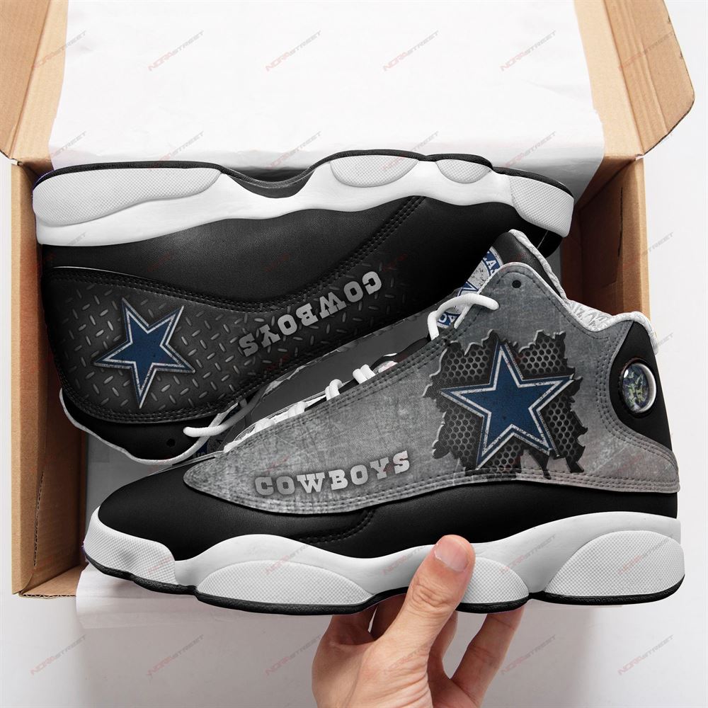 Dallas Cowboys Air Jordan 13 Sneakers Sport Shoes Plus Size-trungten-gtz6e