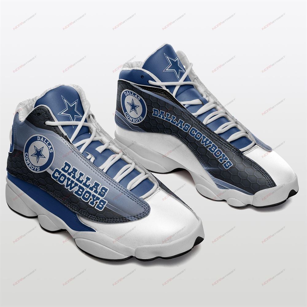 Dallas Cowboys Air Jordan 13 Sneakers Sport Shoes Plus Size-trungten-kgr35