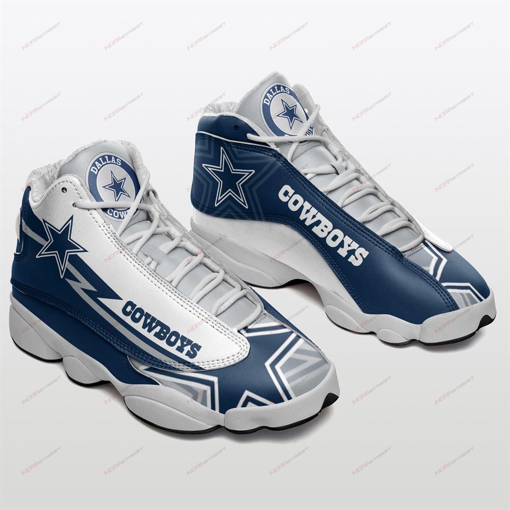 Dallas Cowboys Air Jordan 13 Sneakers Sport Shoes Plus Size-trungten-tq7i5