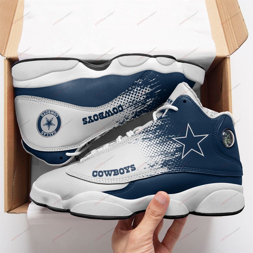 Dallas Cowboys Air Jordan 13 Sneakers Sport Shoes Plus Size-trungten-xsp9i