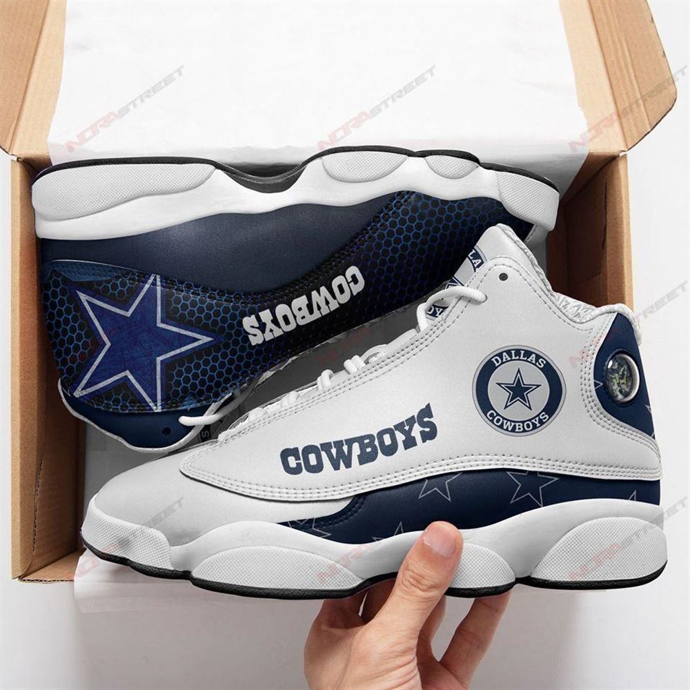 Dallas Cowboys Air Jordan 13 Sneakers Sport Shoes Plus Size-trungten-yom2x