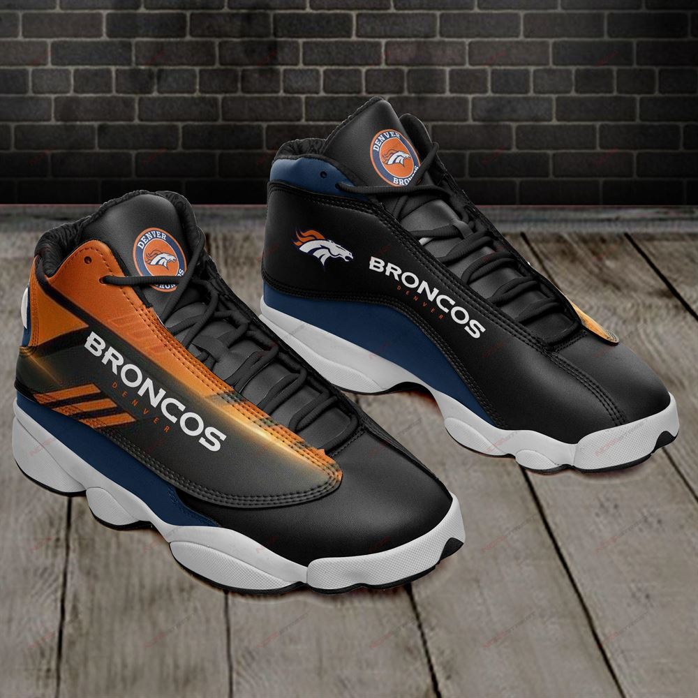 Denver Broncos Air Jordan 13 Sneakers Sport Shoes