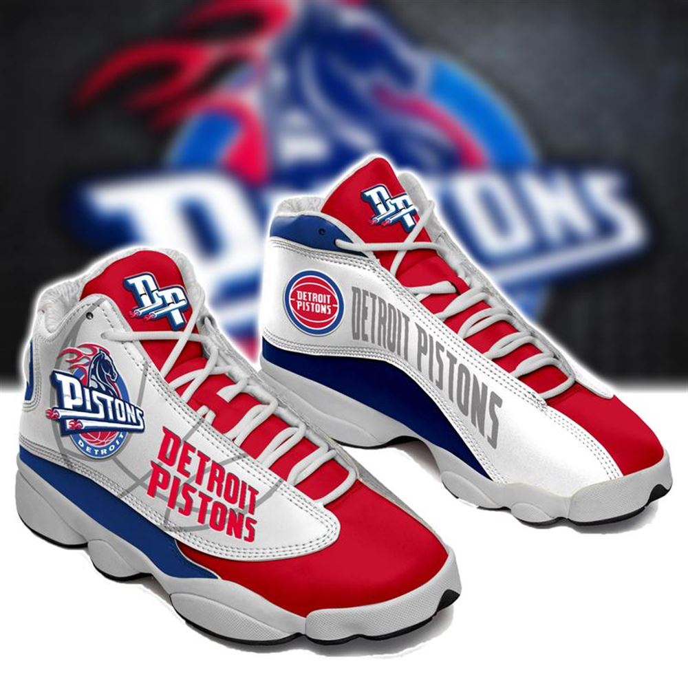 Detroit Pistons Form Air Jordan 13 Basketball Sneakers Sport Shoes Full Size