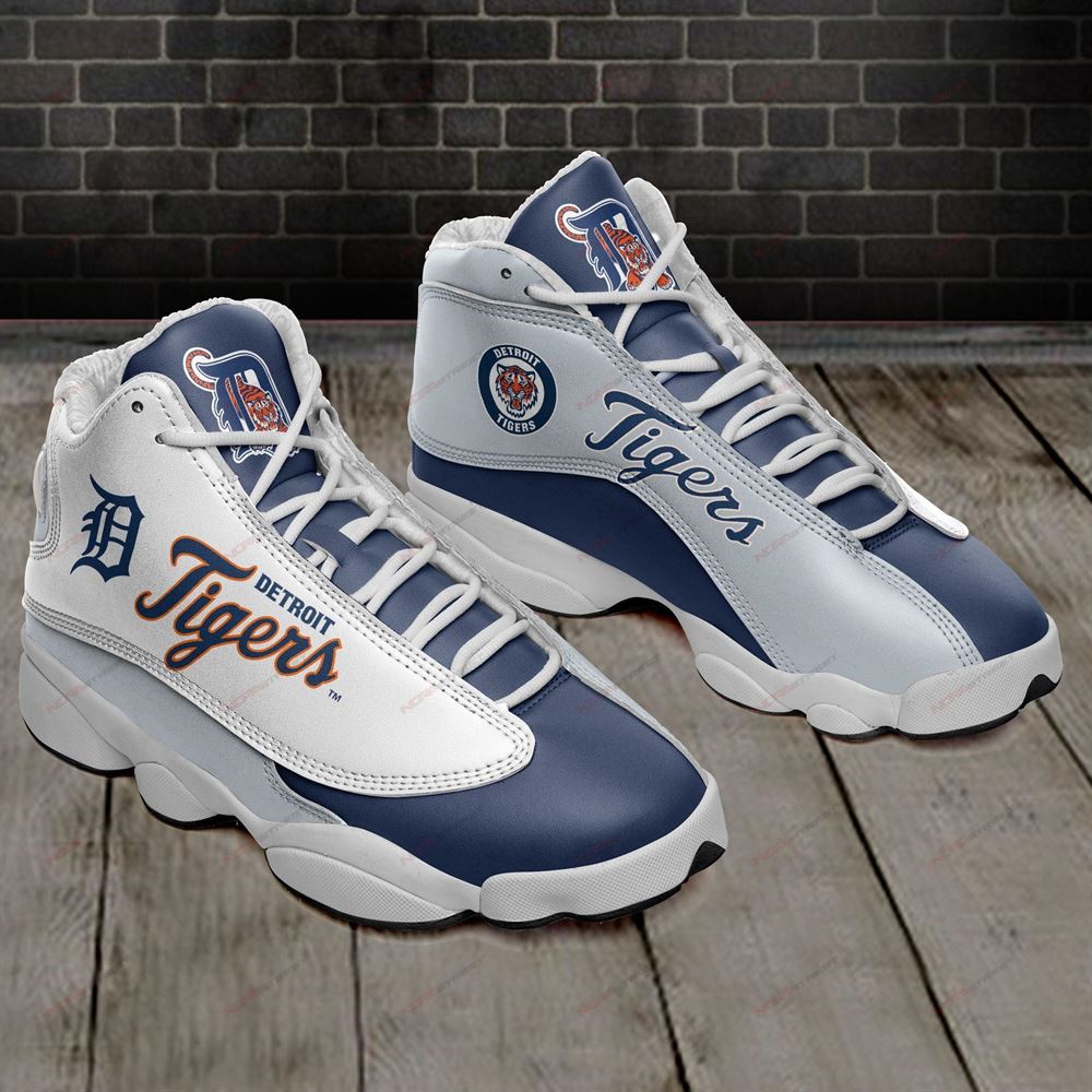 Detroit Tigers Air Jordan 13 Sneakers Sport Shoes Full Size