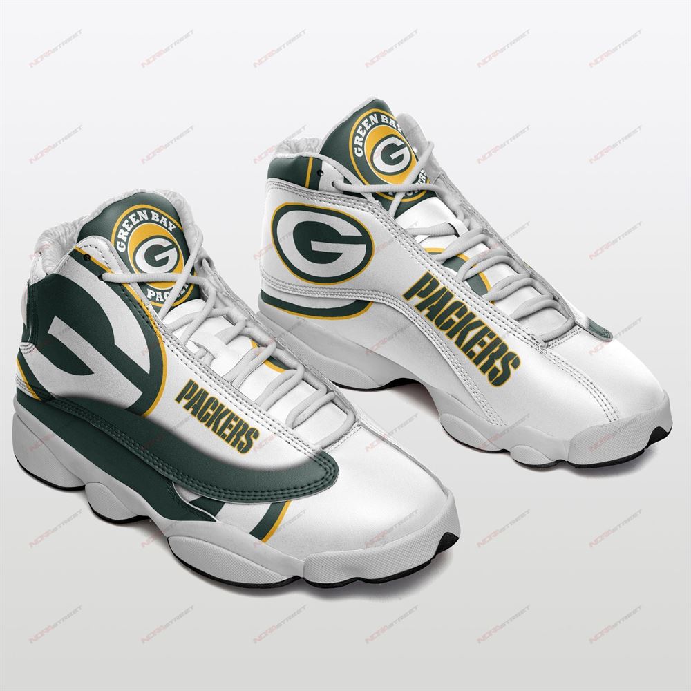 Green Bay Packers Air Jordan 13 Sneakers Sport Shoes Full Size