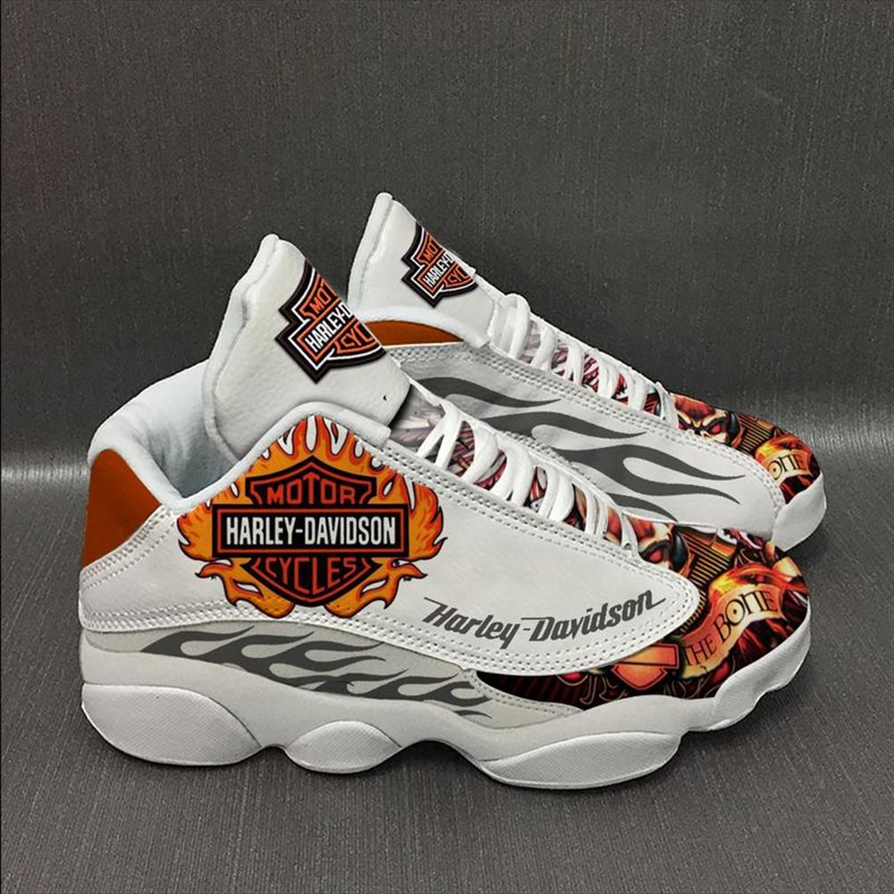 Harley Davidson Form Air Jordan 13 Sneakers Shoes Sport