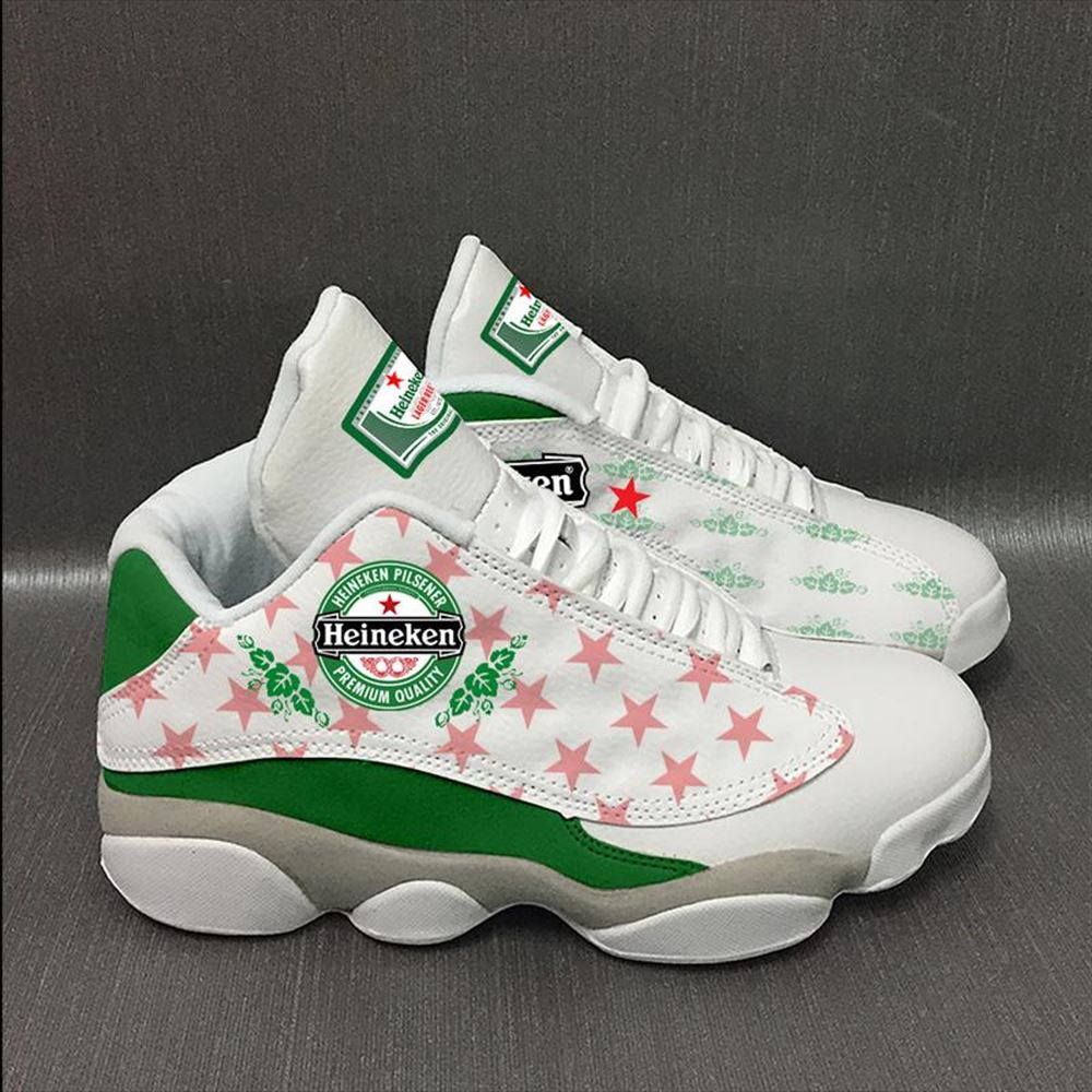 Heineken Beer 2 Form Air Jordan 13 Sneakers Sport Shoes Plus Size