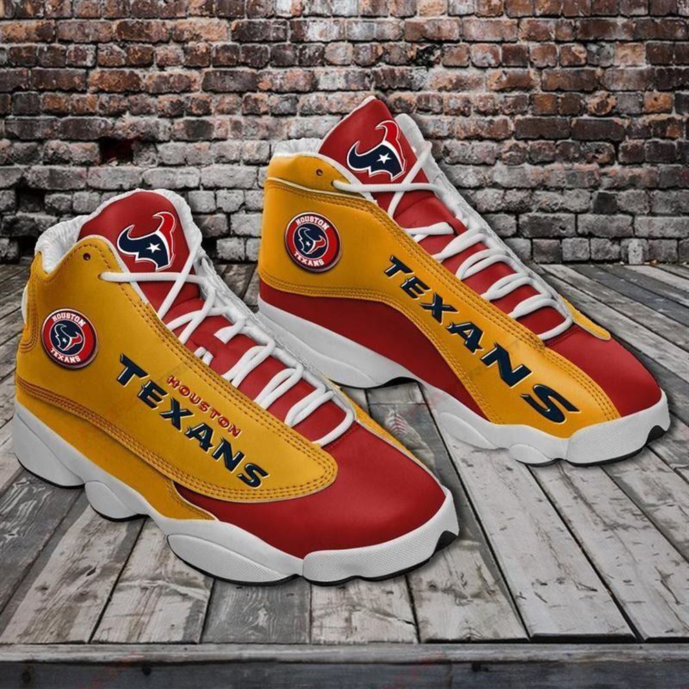 Houston Texans Air Jordan 13 Sneakers Sport Shoes Plus Size-trungten-yhafe