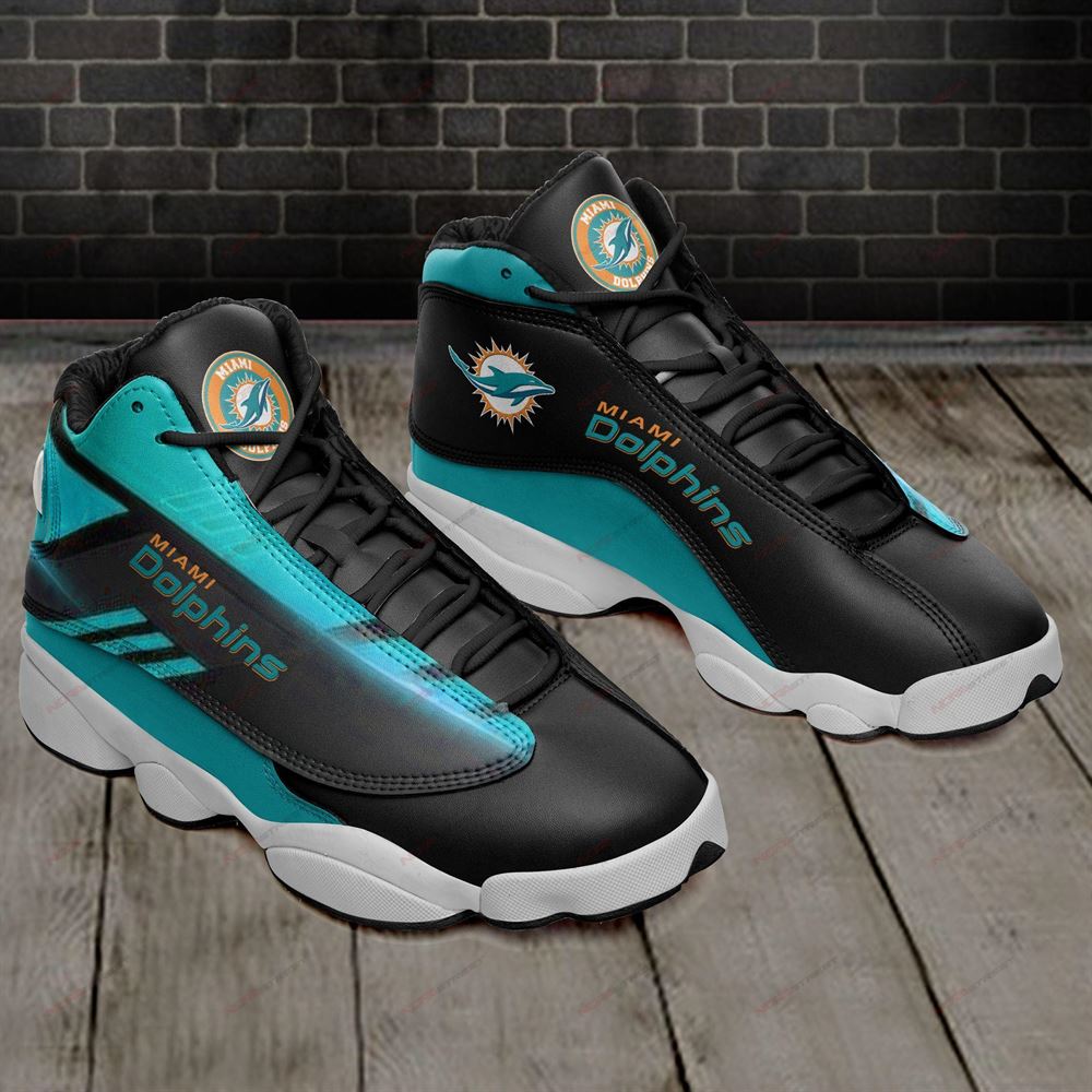 Miami Dolphins Air Jordan 13 Sneakers Sport Shoes Full Size-trungten-01zh8